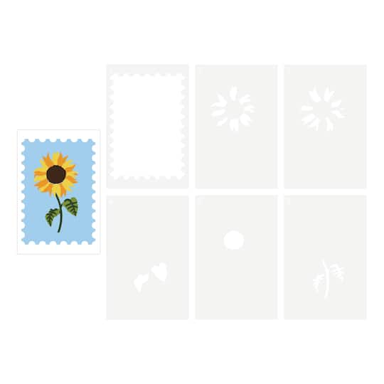Sunflower Layering Stencils by Recollections™